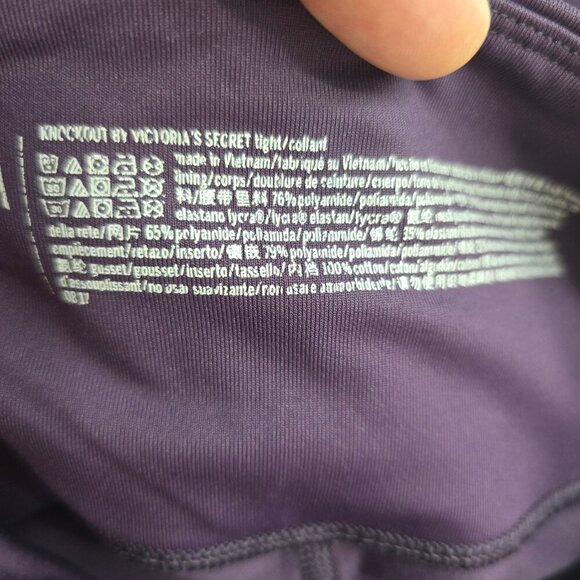 Victoria's Secret Purple Knockout Breathable Mesh Athletic Leggings - Picture 7 of 8